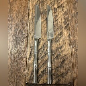 Bamboo (Stainless) by HAMPTON SILVERSMITHS Dinner Knives (2)